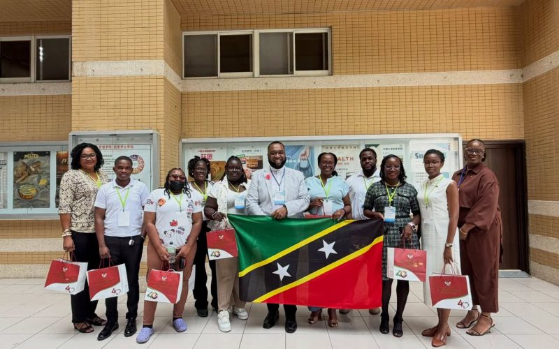 St. Kitts and Nevis Scholarship Recipients Attend Opening Ceremony in Taiwan