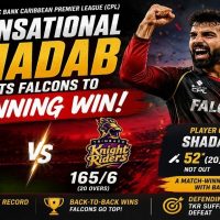 Sensational Shadab Lifts  Falcons to  Stunning  Win