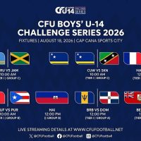 CFU Boys’ U-14 Challenge Series Action Continues Today at Cap Cana Sports City