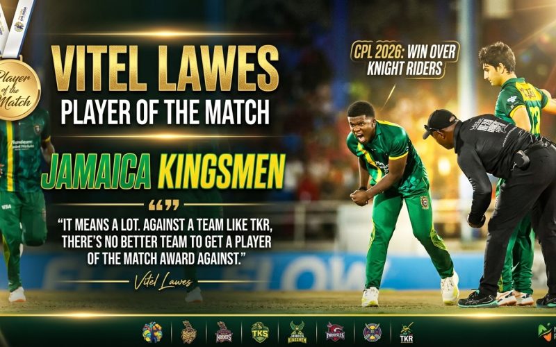 CPL 2026: Jamaica  Kingsmen Asend to  Second  Place  Following DLS Victory Over Trinbago Knight Riders
