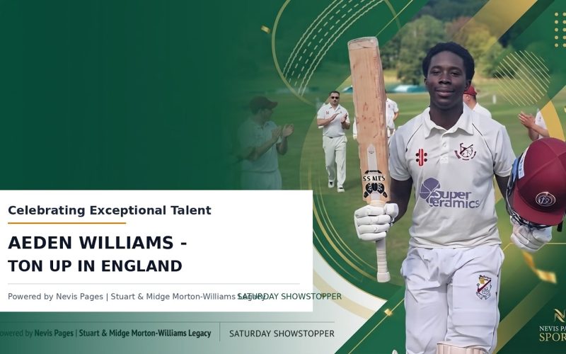 Aeden Williams Shines in England with Brilliant Second Division Century