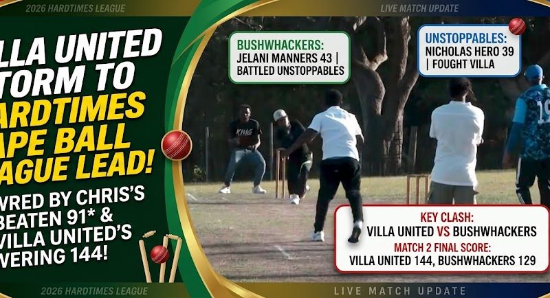 Cricket : Villa United Take Early Lead in Hardtimes Tape League