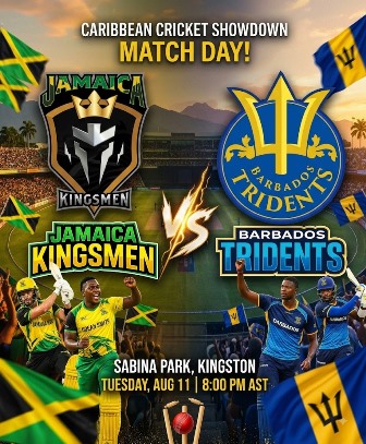 Cricket :High-Stakes Caribbean Cricket Showdown: Jamaica Kingsmen Host Barbados Tridents at Sabina Park