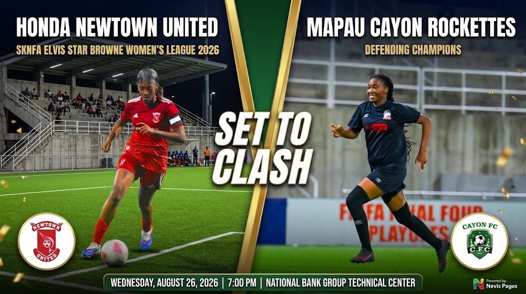 Football : Honda Newtown United and Cayon Rockettes to Clash In Elvis Star Browne Women’s Final