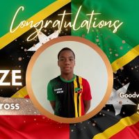 Historic First Goodwill  Medal for  St. Kitts & Nevis  as Teadrian Tross Claims Bronze Medal 50m Freestyle