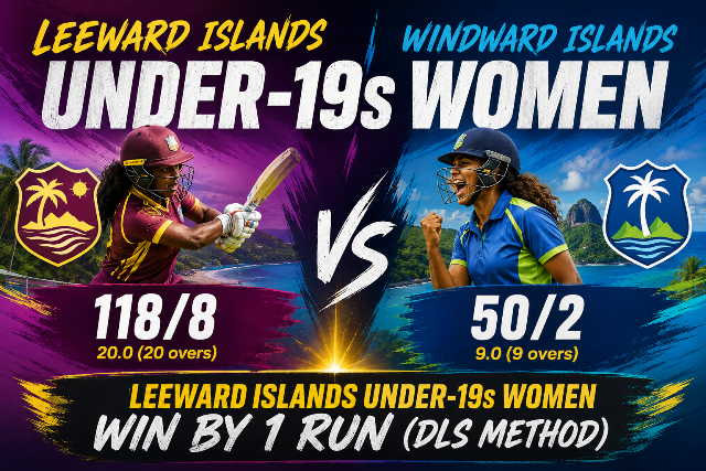 Cricket : Leeward Islands U19 Women Secure Dramatic DLS Victory in CWI Rising Stars Opener
