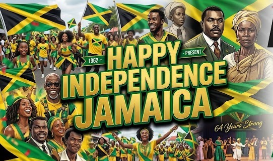 Happy 64th Independence Day to Jamaica and all Jamaicans Worldwide!