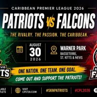 CPL : St. Kitts & Nevis Patriots  Set for Home  Clash Against Antigua  & Barbuda Falcons