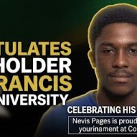 Nevis Pages Congratulates National Record Holder Akanye Samuel Francis on Joining Coppin State University