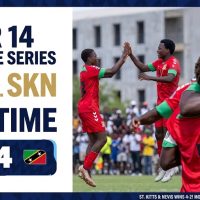 St. Kitts and Nevis U14 Young Sugar Boyz Secure Thrilling 4-2 Victory Over Curaçao in CFU Challenge Series