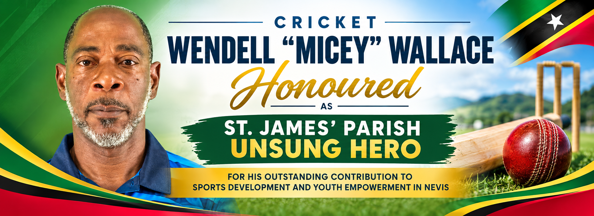 Wendell “Micey” Wallace Honoured as St. James’ Parish Unsung Hero