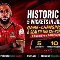 Jeremiah Louis’ Five-Wicket Haul Dismantles Saint Lucia Kings