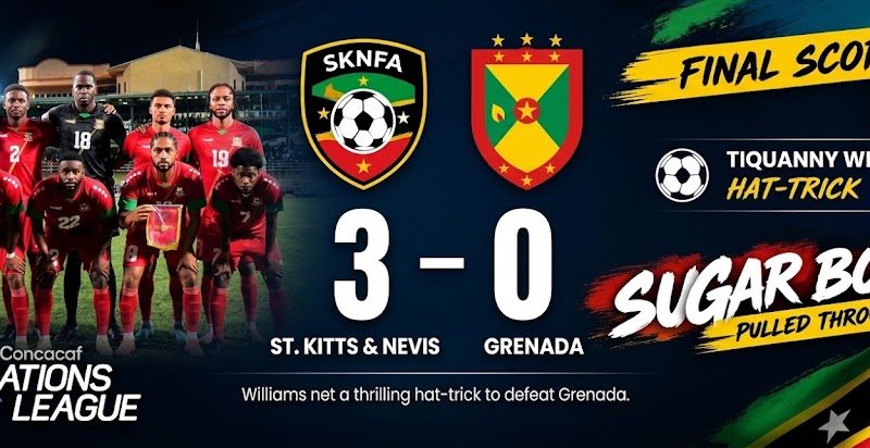 Sugar Boyz Soar to 3-0 Victory Over Grenada