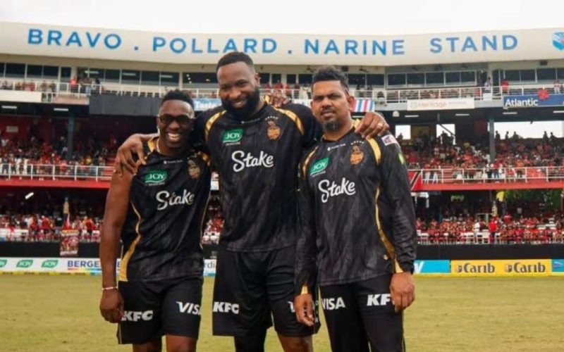 Cricket : Stand Renamed in Honour of Bravo, Narine, Pollard