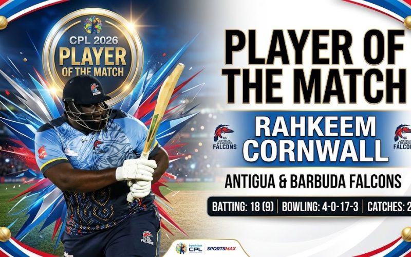 Falcons Triumph Over Knight Riders in 8-Run Thriller at Queen’s Park Oval