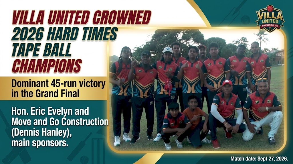 Villa United Crowned 2026 Hardtimes Tape Ball Champions