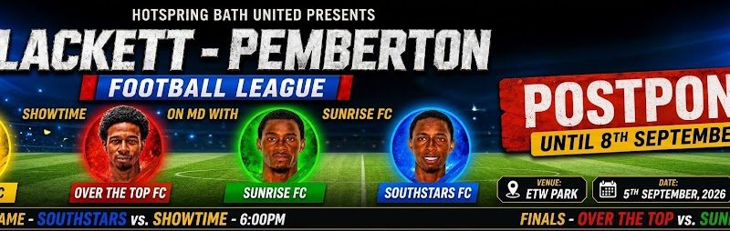 Blackett-Pemberton Football League Finals Set for Tuesday at ET Willett Park