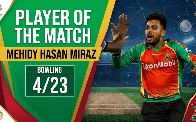 Guyana Amazon Warriors Secure Historic 100th CPL Victory as Defending Champions Trinbago Knight Riders Crash Out