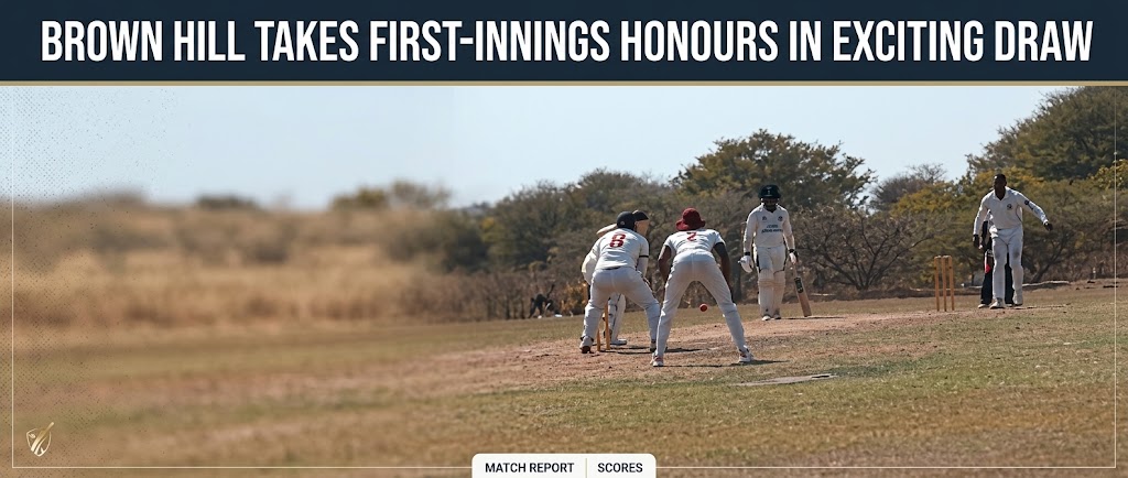 Cricket : Brown Hill Takes First-Innings Honours in Exciting Draw