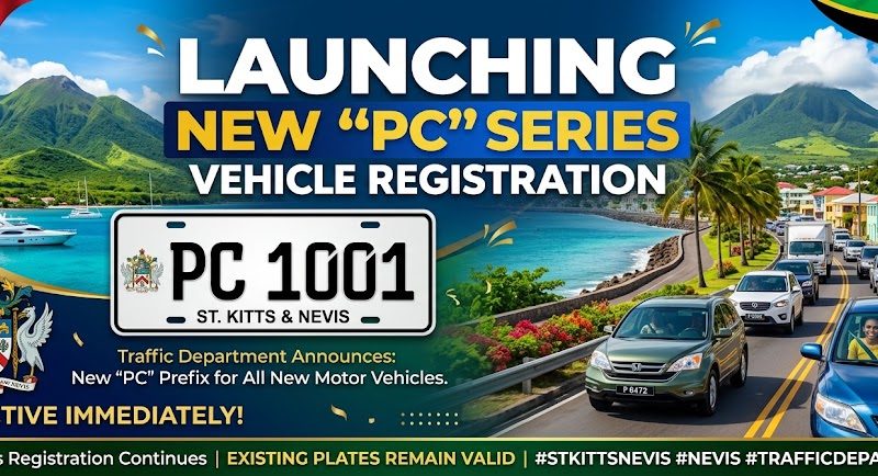 Traffic Department Launches New “PC” Vehicle Registration Series