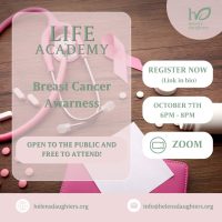 Life Academy to Host Free Virtual Session on Breast Cancer Awareness and Early Detection