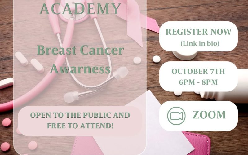 Life Academy to Host Free Virtual Session on Breast Cancer Awareness and Early Detection