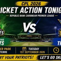 Patriots Ready for Crucial CPL Clash Against Barbados Tridents Tonight