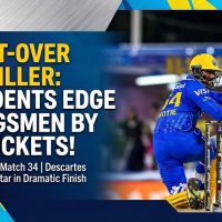 Barbados Tridents Clinch Last-Over Thriller Against Jamaica Kingsmen in CPL Classic