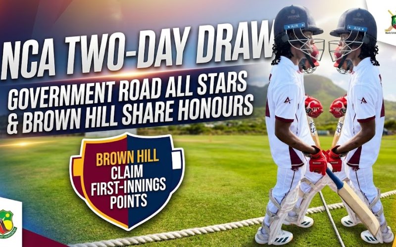 Government Road All Stars and Brown Hill Share Honours as Brown Hill Claim First-Innings Points in NCA Two-Day Draw
