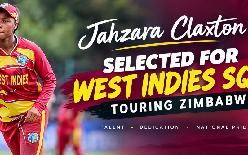 Jahzara Claxton Selected for West Indies Squad to Tour Zimbabwe