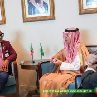 Acting Prime Minister Hanley Holds Bilateral Discussions with Saudi Arabia’s Minister of State
