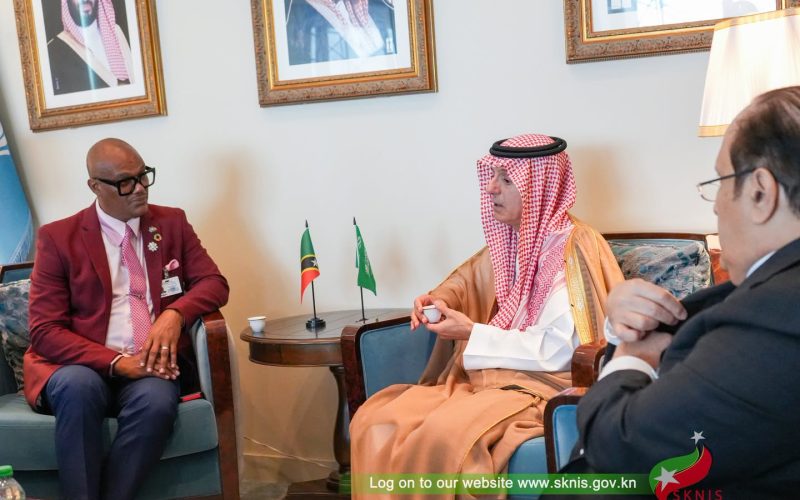 Acting Prime Minister Hanley Holds Bilateral Discussions with Saudi Arabia’s Minister of State