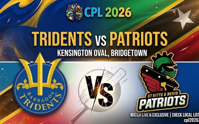 St Kitts & Nevis Patriots Face Must-Win Clash Against Barbados Tridents in CPL 2026