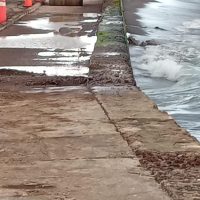 Road Closure Following  Aasphalt  Collapse  Along  Bay Road in Irish Town