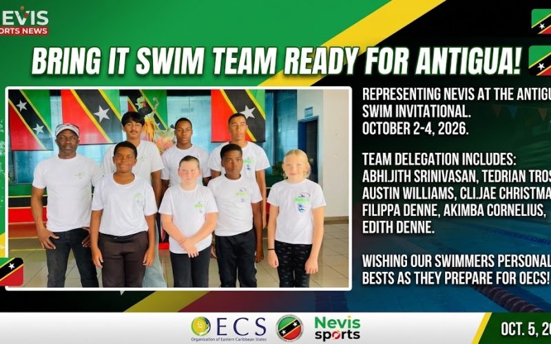 Bring It Swim Team Represents Nevis at Antigua Swimming Invitational