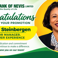 The Bank of Nevis Congratulates Cleotha Steinbergen on Promotion to Senior Manager, Customer Experience