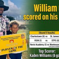Football: St. James’ Primary Scores First Goal and  Guy Celebrates Birthday with Winner for  Nevis Academy (