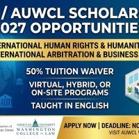 OAS/AUWCL Announce Scholarship 2027 Opportunities
