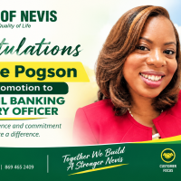 Bank of Nevis Congratulates Monique Pogson on Promotion to Chief Retail Banking and Treasury Officer