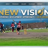 Thrilling Action Unfolds in the New Vision Rural 100 Cricket Tournament at VOJN Grounds