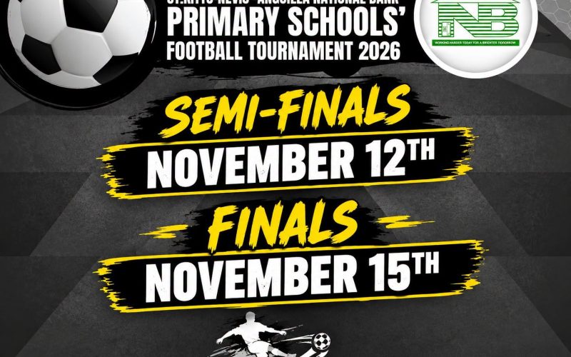 Nevis Primary Schools’ Football Tournament 2026: Semifinals Set for November 12, Finals on November 15