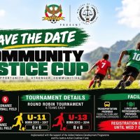 Community Justice Cup 2026 Registration Extended to October 7