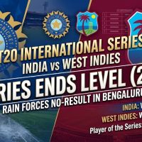 Series Ends Level as Rain Washes Out Decider in Bengaluru
