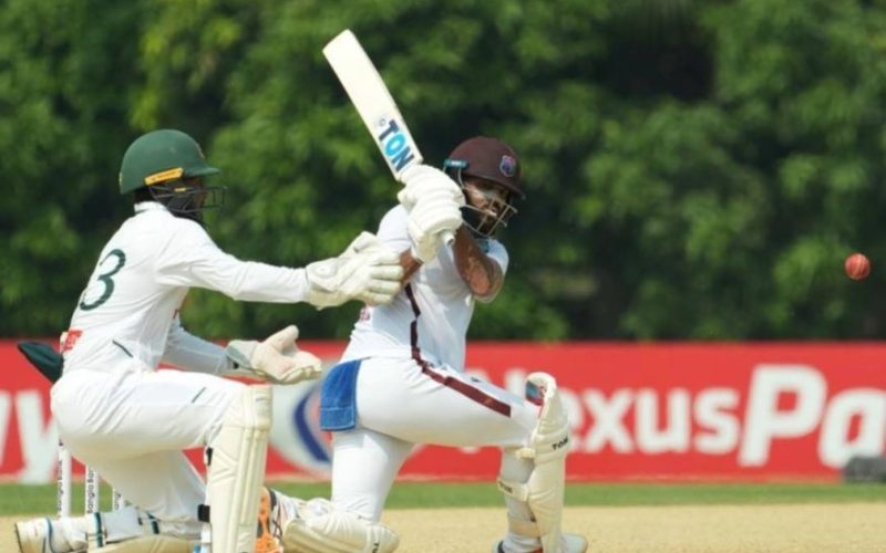 Cricket : Wickham, Campbell Lead Spirited WI Response in Drawn Tour Match