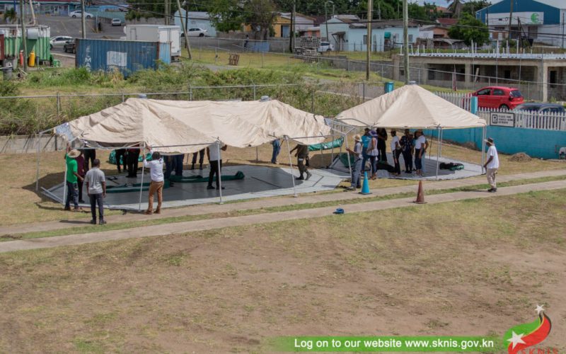 Field Hospital Set-Up Training Under Way at NEMA Compound