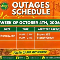 NEVLEC Announces Scheduled Power Outages for Upcoming Week
