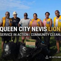Queen City Nevis Lions Club Supports Coastal Cleanup 2026 at Paradise Beach