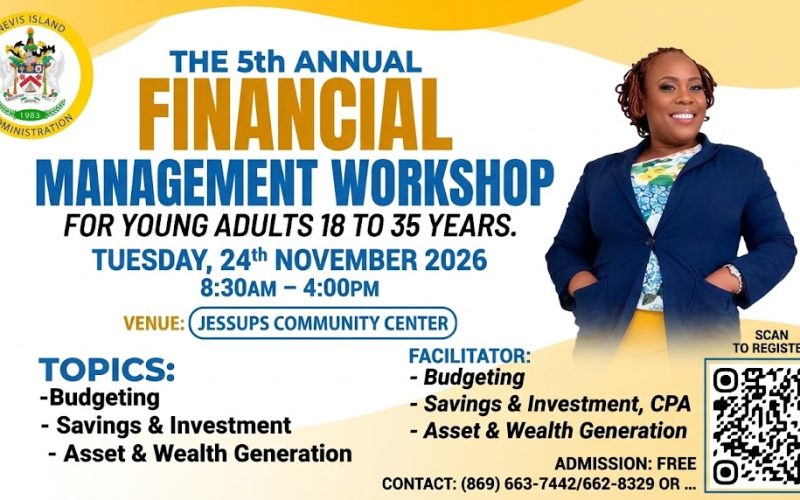Young Adults in Nevis Invited to Participate in 5th Annual Financial Management Workshop