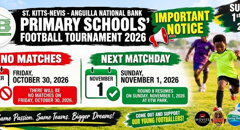 No Matches on Friday, October 30 – Round 8 Rescheduled for Sunday, November 1, 2026