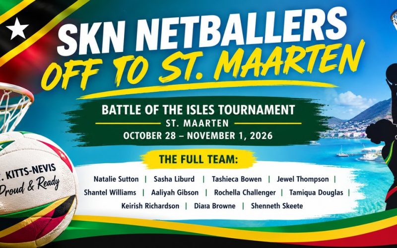 SKN Netballers Off to St. Maarten for Battle of the Isles Tournament